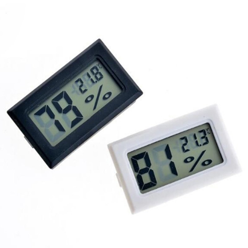 black/white FY-11 Mini Digital LCD Environment Thermometer Hygrometer Humidity Temperature Meter In room refrigerator icebox
black/white FY-11 Mini Digital LCD Environment Thermometer Hygrometer Humidity Temperature Meter In room refrigerator icebox