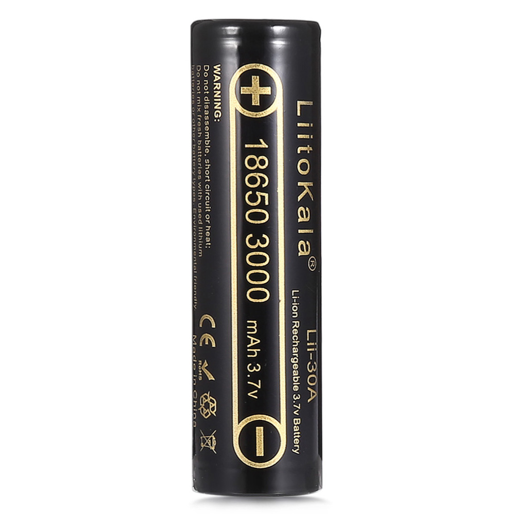 wholesaleLiitoKala Lii-30A 18650 3000mah Rechargeable battery power high discharge,30A large current
wholesaleLiitoKala Lii-30A 18650 3000mah Rechargeable battery power high discharge,30A large current