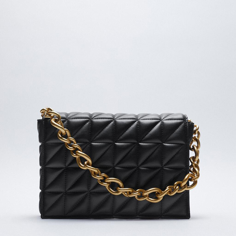 Branded Women's Shoulder Bags 2021 Thick Chain Quilted Shoulder Purses And Handbag Lady Clutch Bags Ladies HandBag Female Bolos C0224, B plastic chain
Branded Women's Shoulder Bags 2021 Thick Chain Quilted Shoulder Purses And Handbag Lady Clutch Bags Ladies HandBag Female Bolos C0224, B plastic chain
