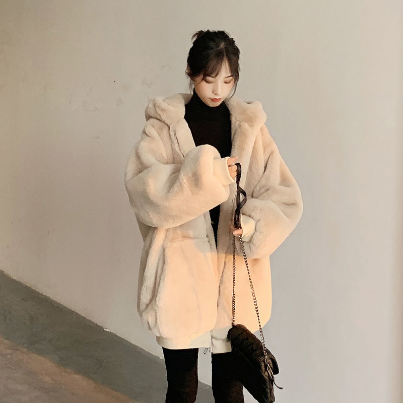 women's jackets women winter warm faux rex rabbit fur coat ladies solid hooded outerwear jacket thick mujer overcoats cqat, Black;brown
women's jackets women winter warm faux rex rabbit fur coat ladies solid hooded outerwear jacket thick mujer overcoats cqat, Black;brown