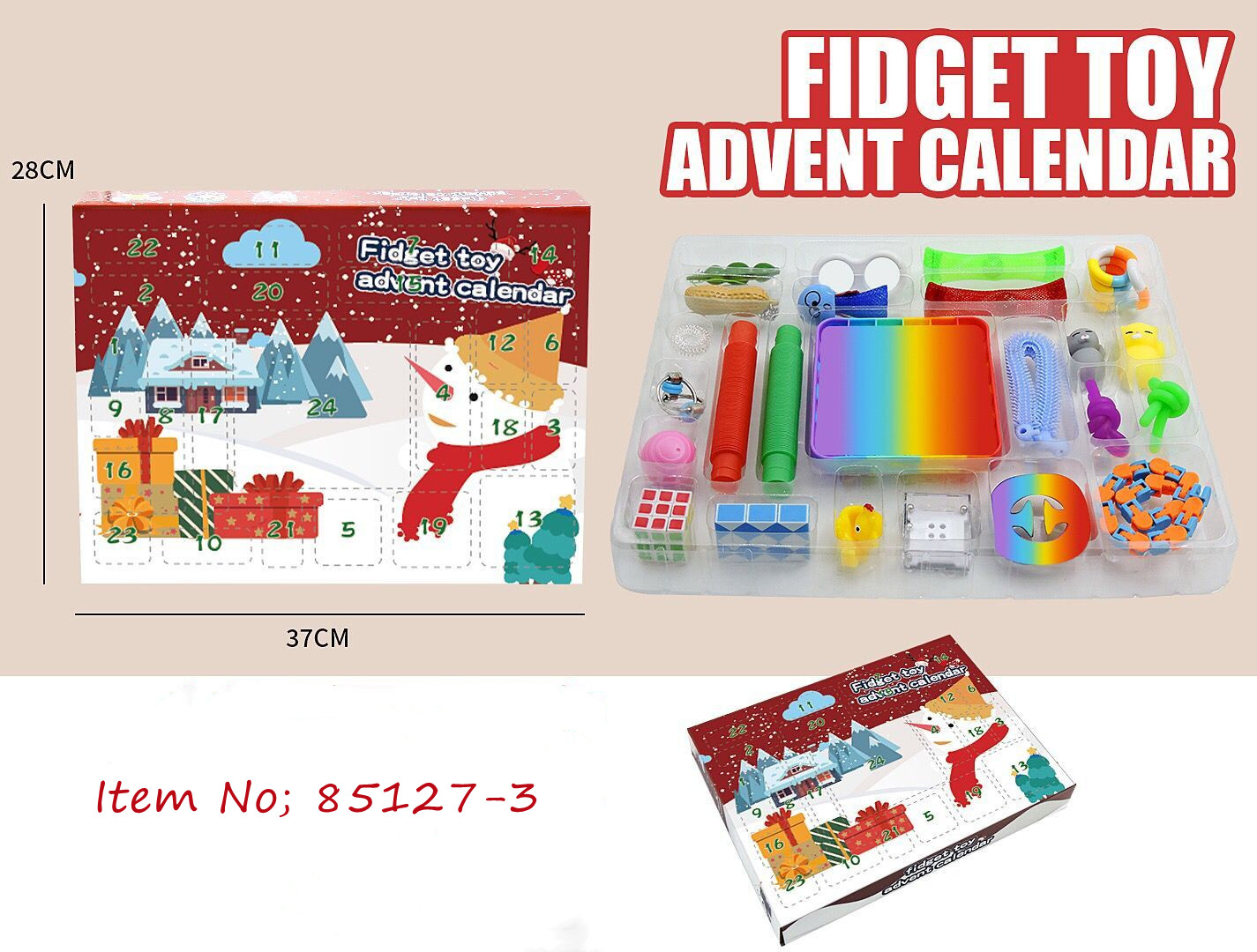 Fidget Toys Party Favor Calendars Christmas Countdown Blind Mystery Box Sensory Finger Toy Lucky Boxes For Kid Adult Gift
Fidget Toys Party Favor Calendars Christmas Countdown Blind Mystery Box Sensory Finger Toy Lucky Boxes For Kid Adult Gift