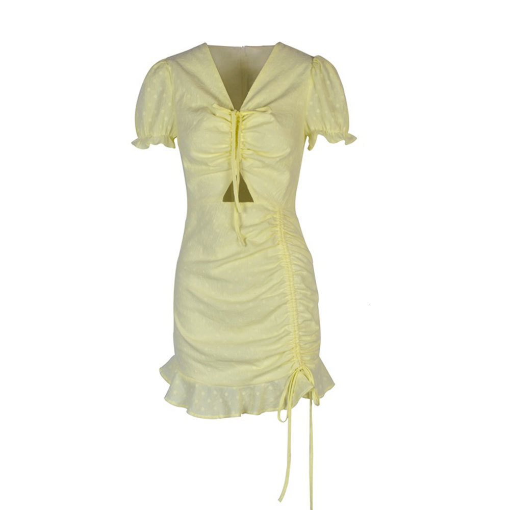 2021 New Summer Sexy Dot Print Ruffles Ruched Bodycon Elegant Short Sleeve v Neck Bow Hollow Out Mini Evening Party Club 8g1z, As photo
2021 New Summer Sexy Dot Print Ruffles Ruched Bodycon Elegant Short Sleeve v Neck Bow Hollow Out Mini Evening Party Club 8g1z, As photo