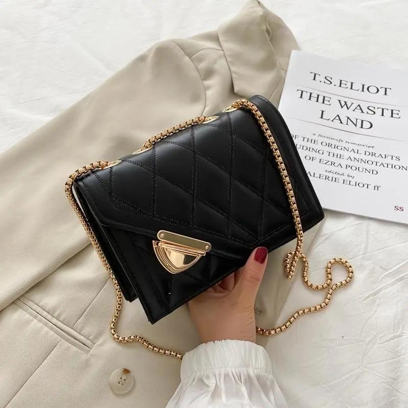 Vintage Fashion Chain Small Diamond Flap 2021 New Women Bag Shoulder Crossbody Bags PU Leather Women's Handbags Purses, Women bag white
Vintage Fashion Chain Small Diamond Flap 2021 New Women Bag Shoulder Crossbody Bags PU Leather Women's Handbags Purses, Women bag white
