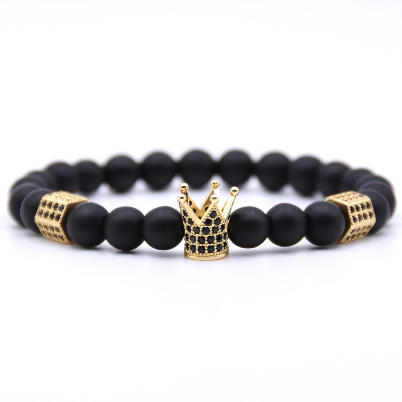 crown bracelet black matte stone beads man bracalete woman accessories men hand bands for heren armband mens bileklik erkek
crown bracelet black matte stone beads man bracalete woman accessories men hand bands for heren armband mens bileklik erkek