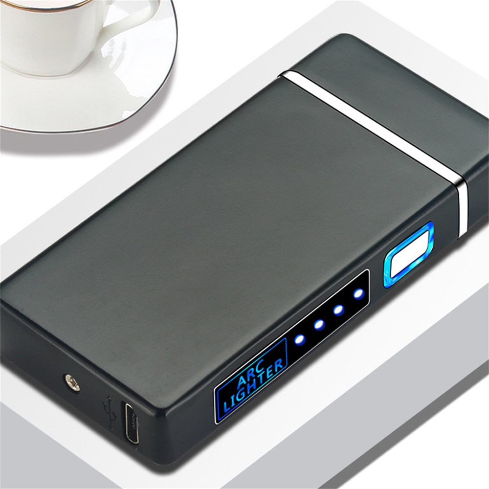 USB Rechargabe Dua ARC Eectric ighter Pasma Cigarette ighter For Smoking Windproof Fameess ighter With Power Dispay
USB Rechargabe Dua ARC Eectric ighter Pasma Cigarette ighter For Smoking Windproof Fameess ighter With Power Dispay