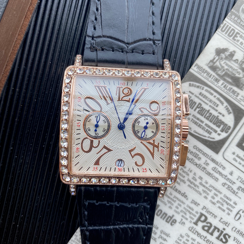 1-Men's watch square leather strap fashion quartz movement automatic date business casual montre de luxe watch designer watches
1-Men's watch square leather strap fashion quartz movement automatic date business casual montre de luxe watch designer watches