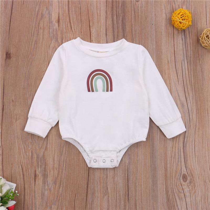Jumpsuits 0-24M Born Baby Boy Girl Long Sleeve Rainbow Print Romper Cute Jumpsuit Unisex Infant Casual Clothes, Black
Jumpsuits 0-24M Born Baby Boy Girl Long Sleeve Rainbow Print Romper Cute Jumpsuit Unisex Infant Casual Clothes, Black