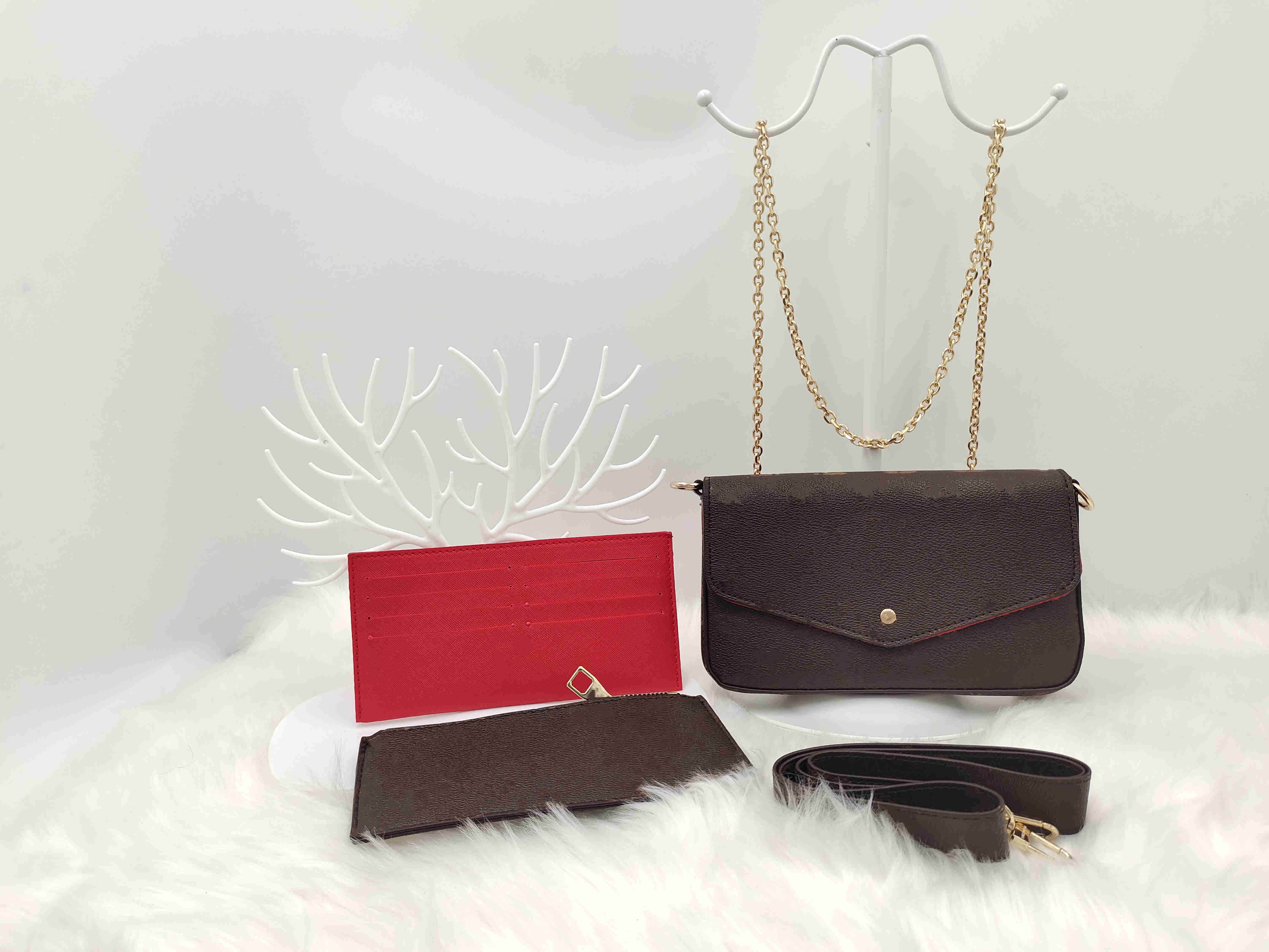 Women Luxurys Designers Bags 2021 Crossbody Fashion Heels leather messenger Pochette Purses saddle sandals shoulder Three kinds style chain
Women Luxurys Designers Bags 2021 Crossbody Fashion Heels leather messenger Pochette Purses saddle sandals shoulder Three kinds style chain