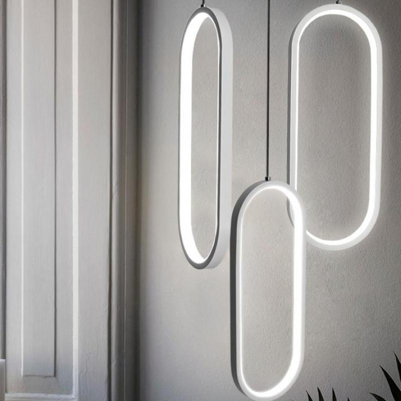 modern oval aluminum pendant lights for Restaurant kitchen dinning room bar LED pendant lamp remote control dimmable
modern oval aluminum pendant lights for Restaurant kitchen dinning room bar LED pendant lamp remote control dimmable