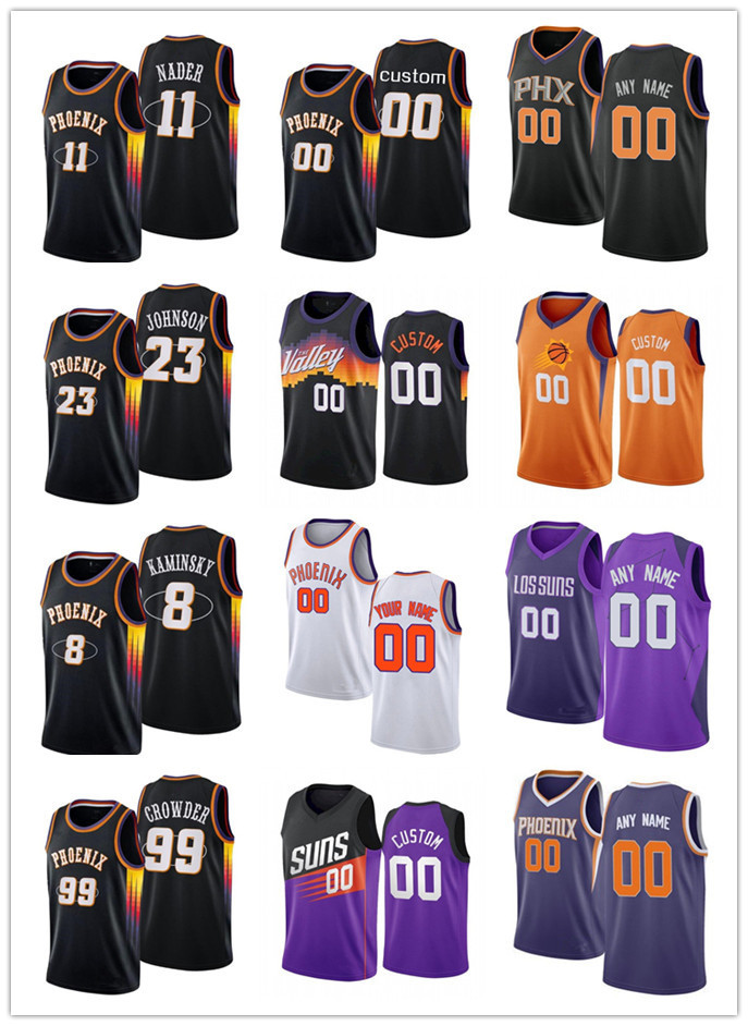 75th Custom Men Women Youth Phoenix's Suns's 99 Jae Crowder 23 Cameron Johnson 8 Frank Kaminsky III 11 Abdel Nader Basketball Jerseys, Color
75th Custom Men Women Youth Phoenix's Suns's 99 Jae Crowder 23 Cameron Johnson 8 Frank Kaminsky III 11 Abdel Nader Basketball Jerseys, Color