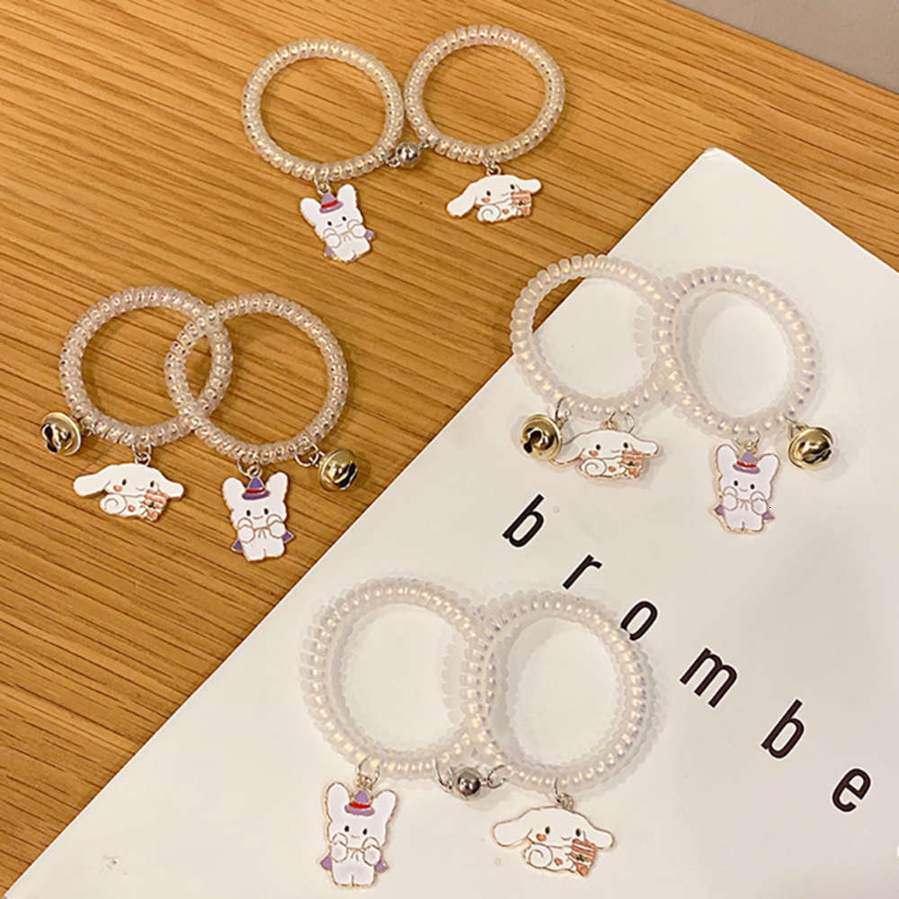 Bell Bracelet two lovers' friend's small rubber band student's simple girl's hand rope a pair of female telephone line, Golden;silver
Bell Bracelet two lovers' friend's small rubber band student's simple girl's hand rope a pair of female telephone line, Golden;silver