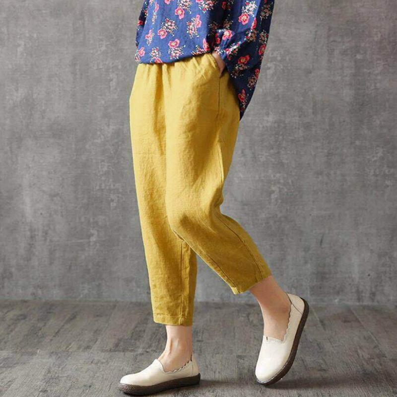 Women's Leggings Women Linen Pants Summer Pant Capris Loose Thin Fabric Cotton Solid Color Harem Plus Size 2021, Black
Women's Leggings Women Linen Pants Summer Pant Capris Loose Thin Fabric Cotton Solid Color Harem Plus Size 2021, Black