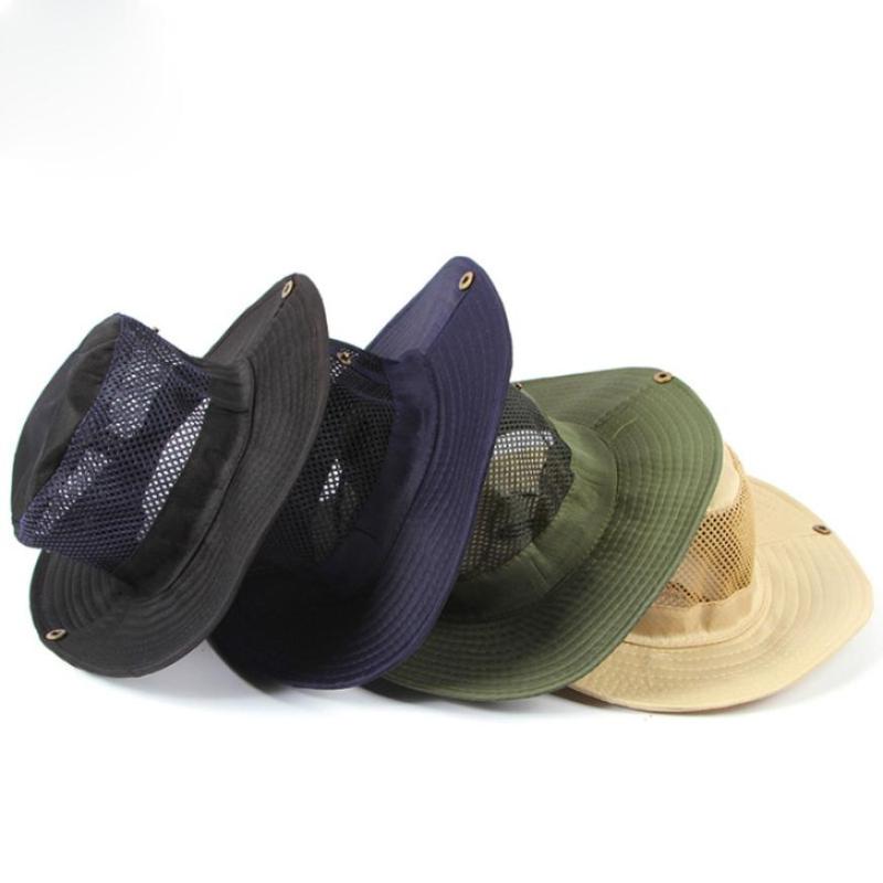 Stingy Brim Hats Snowshine YLWX Men Outdoor Camping Fishing Cap Sun Protection Boonie Hat Wide