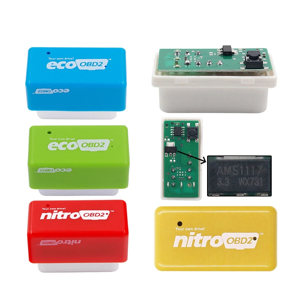 OBD2 ECOOBD2 15% Tool Fuel Save More Power ECU Chip Tuning Box OBD2 Eco OBD-2 For Diesel ine Gasoline Car Plug&Driver