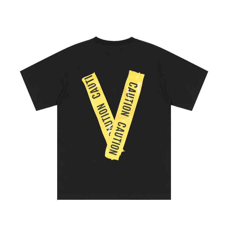 and Spring Summer Fashion Brand Letter Contrast Printing Loose Couple Short Sleeve T-shirt