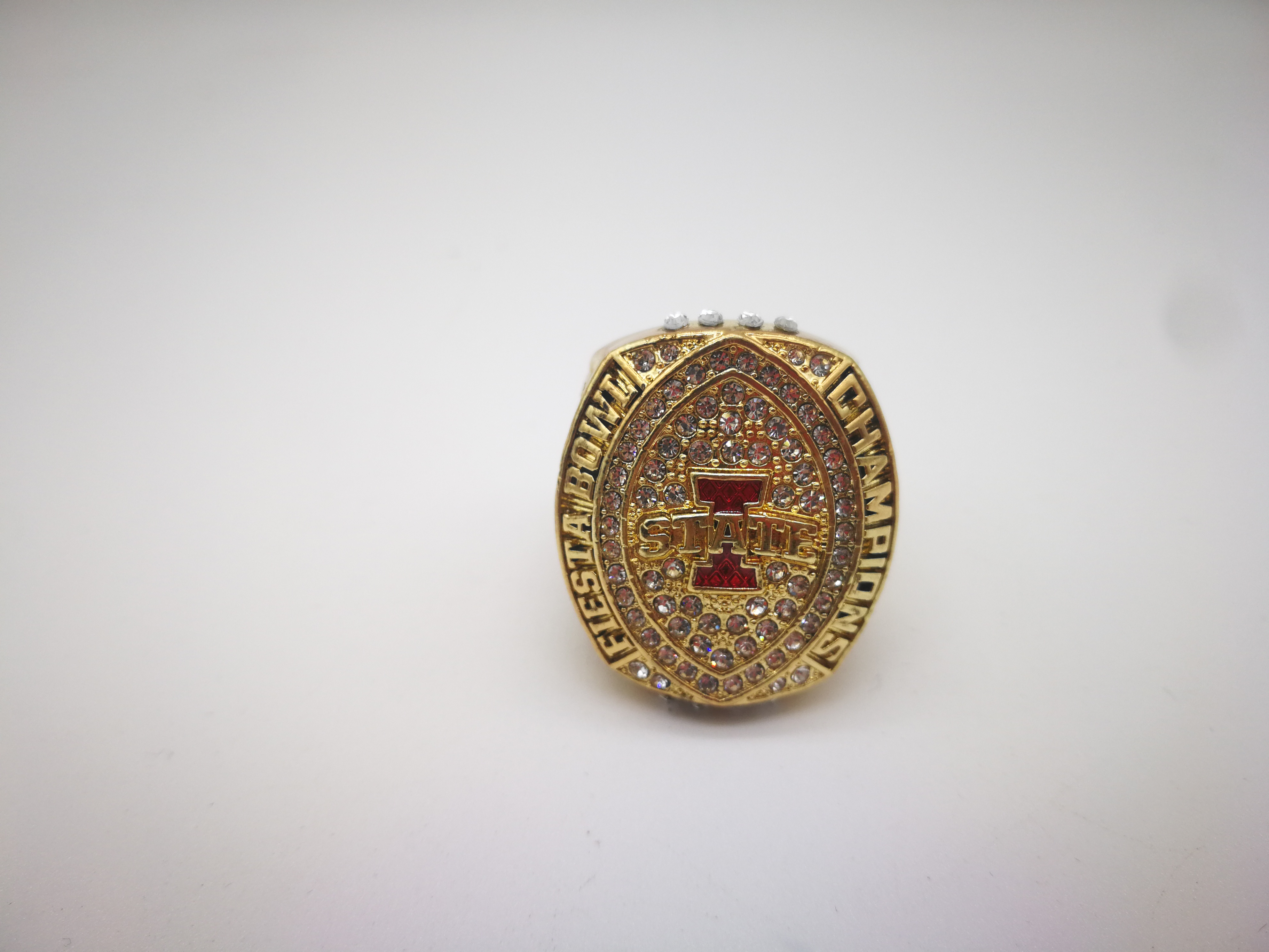 Perfect reproduction rings Iowa State Cyclones Fiesta Bowl Championship Ring