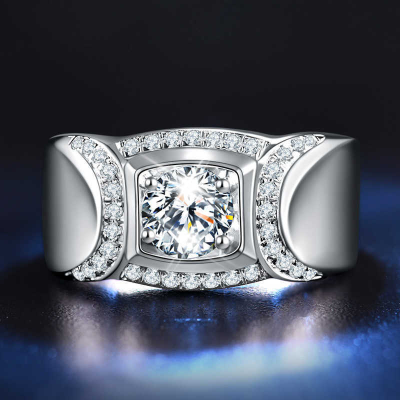 art decoration domineering men's mosan stone 1 wedding 18k gold set zircon wedding simulation diamond, Golden;silver
art decoration domineering men's mosan stone 1 wedding 18k gold set zircon wedding simulation diamond, Golden;silver