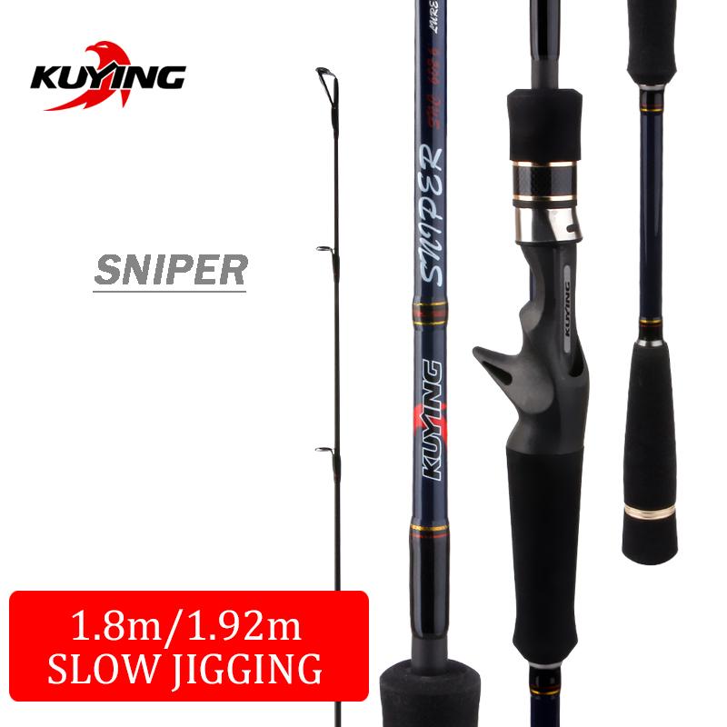 Boat Fishing Rods KUYING Sniper 1.5 Sections 1.8m 1.92m Light Slow Jigging Rod Casting Spinning Lure Carbon Fiber Sea Cane Fish Pole
Boat Fishing Rods KUYING Sniper 1.5 Sections 1.8m 1.92m Light Slow Jigging Rod Casting Spinning Lure Carbon Fiber Sea Cane Fish Pole