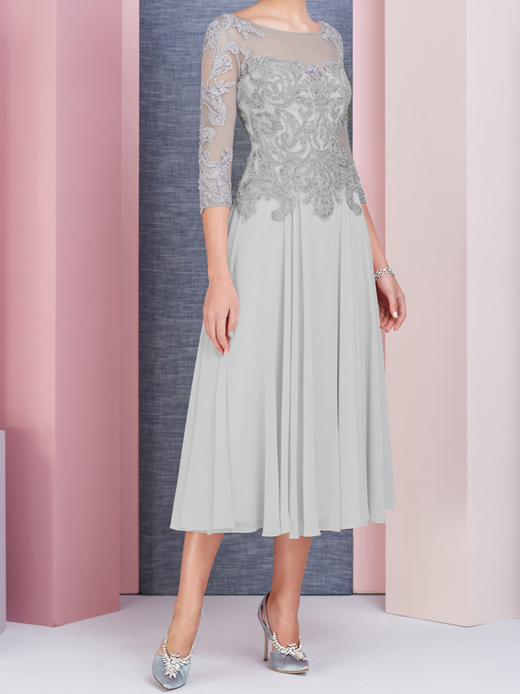 New Arrival Mother of the Bride Dress Custom Made and Applique about 90% Same
