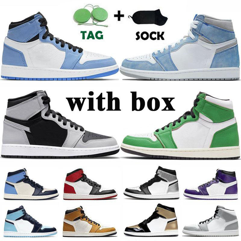 Hyper Royal University Blue 1 1s Mens Basketball Shoe High OG Top 3 Obsidian UNC Twist Dark Mocha Shadow 2.0 Women Sneakers Trainers with box, Court purple white 36-46
Hyper Royal University Blue 1 1s Mens Basketball Shoe High OG Top 3 Obsidian UNC Twist Dark Mocha Shadow 2.0 Women Sneakers Trainers with box, Court purple white 36-46