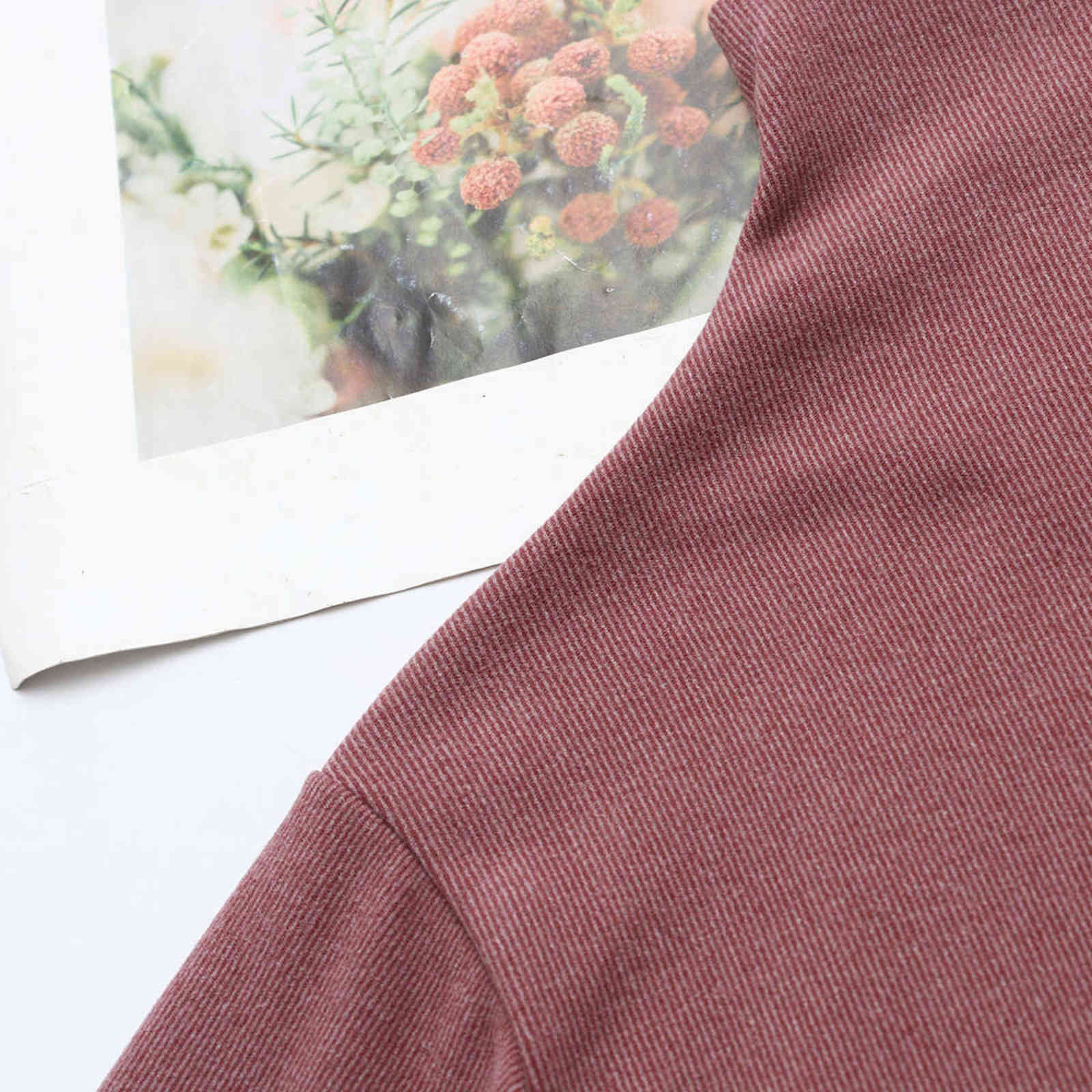 Plus Size Women Sweater Spring/Autumn Jumper Solid Mock Neck Knitted Thread Cotton Tops Undershirt Fashion XL/4XL 211104
