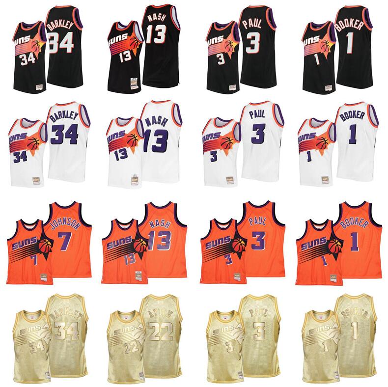 Custom stitched Basketball Jerseys 1 Booker 22 Ayton 3 Paul 13 Nash 34 Barkley 31 Marion 32 Kidd Mitchell & Ness 1992-2021 Hardwoods Classics retro and city jersey, Style 11
Custom stitched Basketball Jerseys 1 Booker 22 Ayton 3 Paul 13 Nash 34 Barkley 31 Marion 32 Kidd Mitchell & Ness 1992-2021 Hardwoods Classics retro and city jersey, Style 11