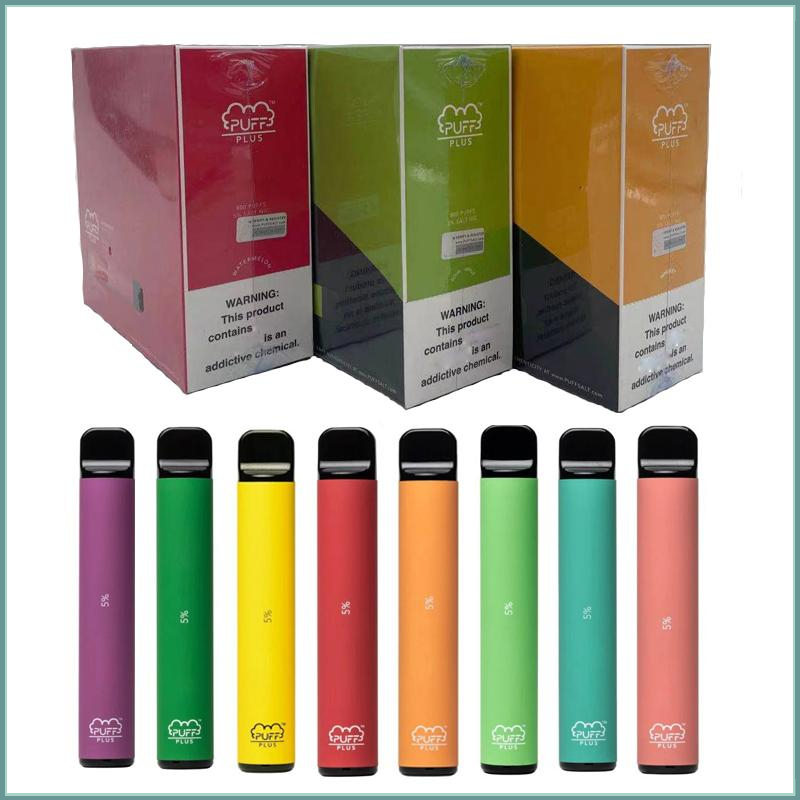 Puff Bar Plus Disposable Vape Pen e cigarette starter kit Device Pod 800 puffs 3.2ml Pre-Filled 550mAh Battery vapors Original wholesale
Puff Bar Plus Disposable Vape Pen e cigarette starter kit Device Pod 800 puffs 3.2ml Pre-Filled 550mAh Battery vapors Original wholesale
