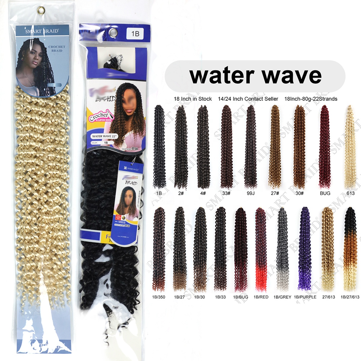 Passion Twist Crochet Braiding Hair Pre Passion Twist Braiding for Synthetic Hair Water Wave Crochet Braid, Any color leave me message
Passion Twist Crochet Braiding Hair Pre Passion Twist Braiding for Synthetic Hair Water Wave Crochet Braid, Any color leave me message