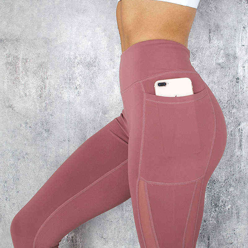 SVOKOR Fitness Women Leggings Push up High Waist Pocket Workout Leggins Fashion Casual Mujer 3 Color 211204