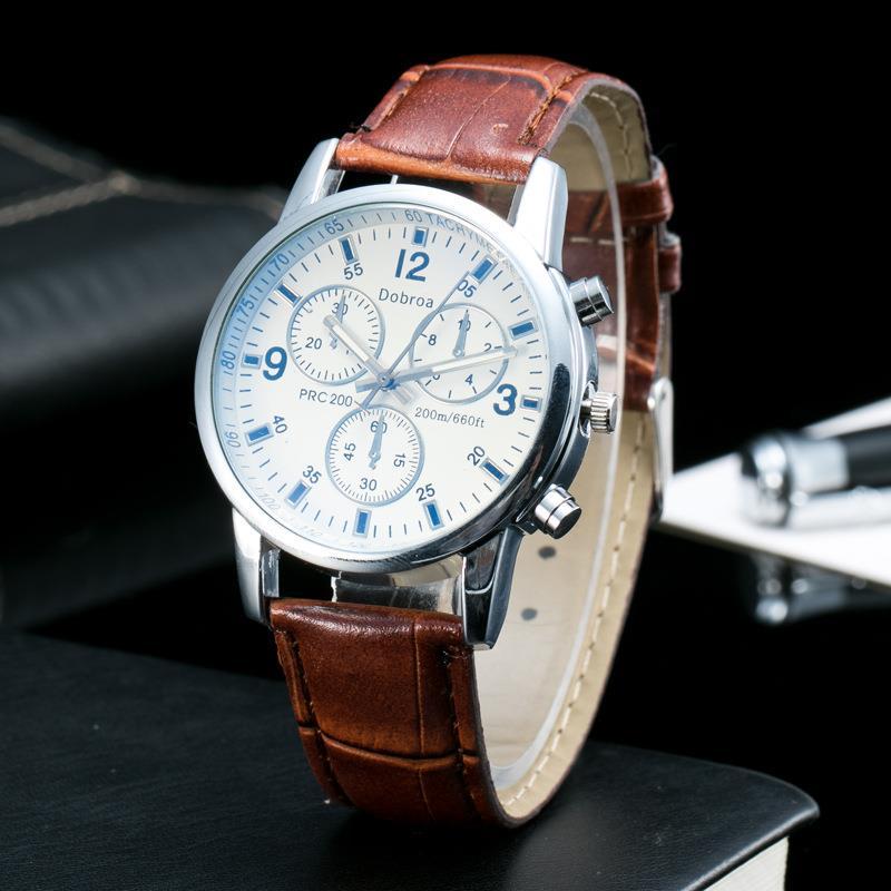 Wristwatches Fashion Men'S Watch Leather Band Stainless Steel Analog Quartz Wristwatch Male Sport Watches Relogio Masculino, Blue 2
Wristwatches Fashion Men'S Watch Leather Band Stainless Steel Analog Quartz Wristwatch Male Sport Watches Relogio Masculino, Blue 2