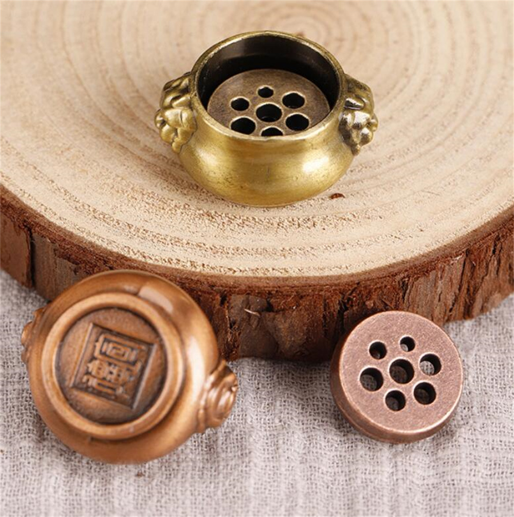 Fragrance Lamps Incense Holder Coil Incenses Burner Stick Alloy Cone Ash Catcher stove for Indoor Outdoor Use XB13763329