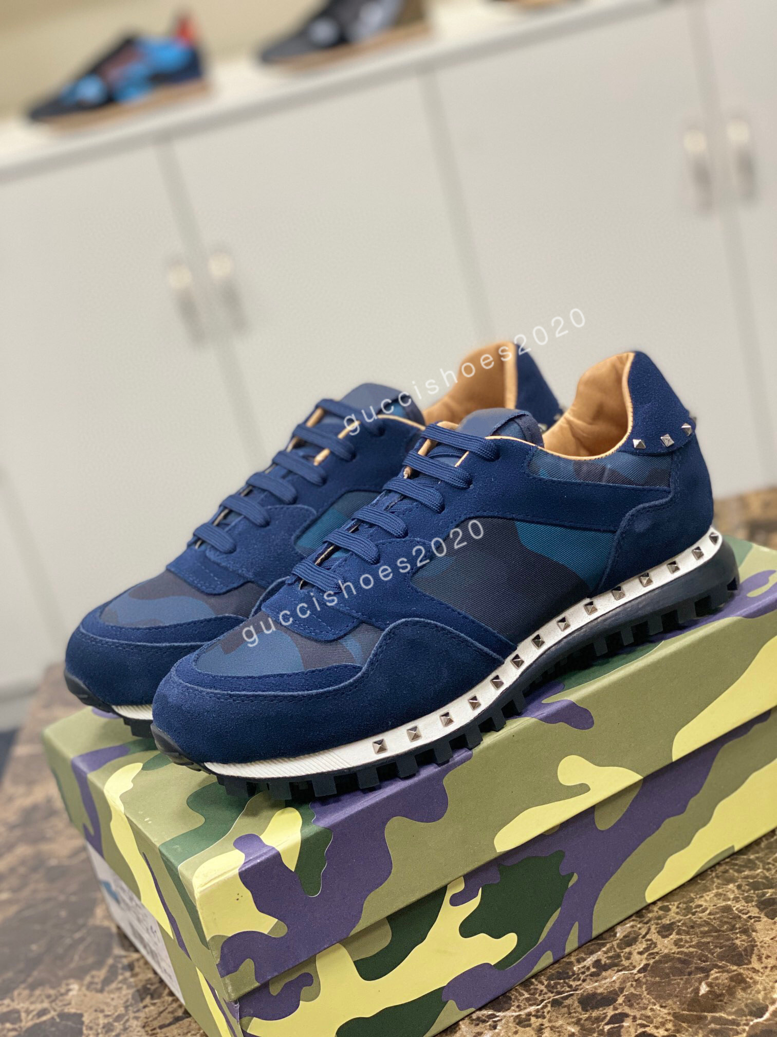 New shoes Fashion Stud Camouflage Sneakers Footwear Men,Women Flats runner Trainers Casual size38-45, 03
New shoes Fashion Stud Camouflage Sneakers Footwear Men,Women Flats runner Trainers Casual size38-45, 03