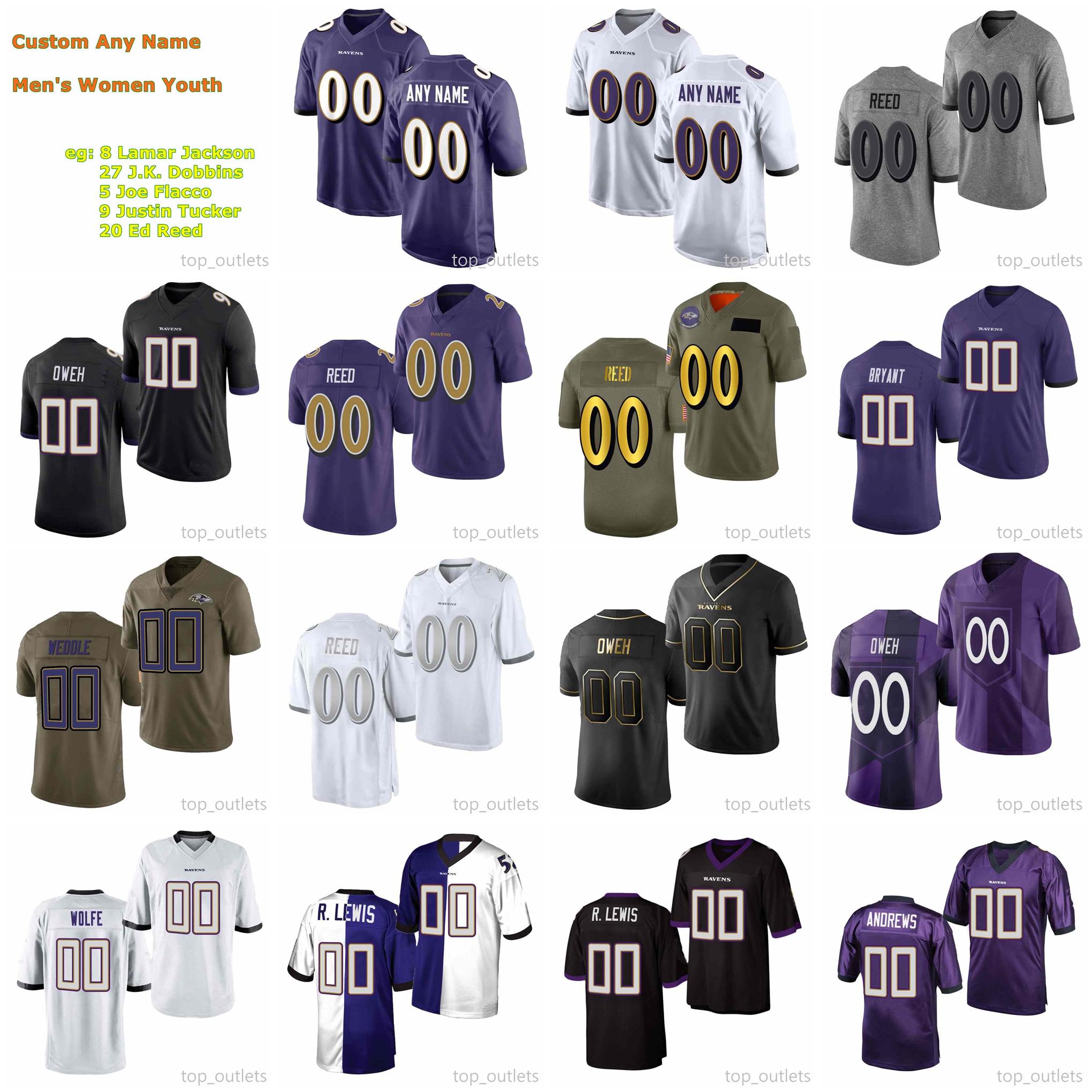 2021 Ravens American Football Jerseys Lamar Jackson Jersey Mark Ingram Andrews Jimmy Smith Aaron Adeoye Alejandro Villanueva Custom Stitched, As photo
2021 Ravens American Football Jerseys Lamar Jackson Jersey Mark Ingram Andrews Jimmy Smith Aaron Adeoye Alejandro Villanueva Custom Stitched, As photo