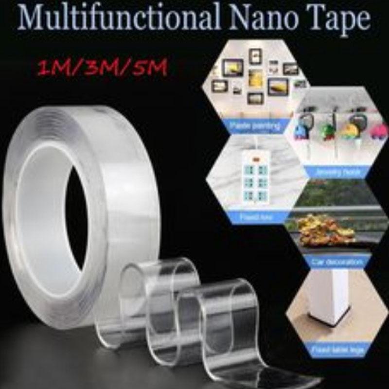 1/3/5m nanometer adhesive tape for home storage washable magic adhesive tape reusable double-sided nanometer traceless removable
1/3/5m nanometer adhesive tape for home storage washable magic adhesive tape reusable double-sided nanometer traceless removable