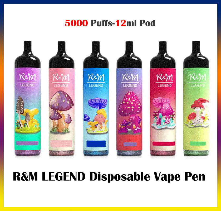 R&M LEGEND Disposable Vape Pen Electronic Cigarettes 5000 Puffs Prefilled 12ml Cartridge Device Pod Kits
R&M LEGEND Disposable Vape Pen Electronic Cigarettes 5000 Puffs Prefilled 12ml Cartridge Device Pod Kits
