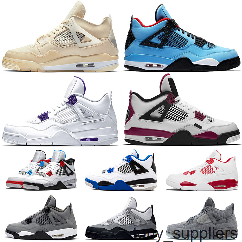 NEW sail 4 PSGs 4s Travis Jumpman Alternate womens Mens Basketball Shoes RUSH VIOLET What The Cool Grey Sneakers size 13
NEW sail 4 PSGs 4s Travis Jumpman Alternate womens Mens Basketball Shoes RUSH VIOLET What The Cool Grey Sneakers size 13
