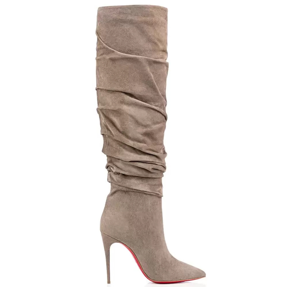 Winter Sexy women high heels red bottoms boots botta veau velours suede pleated leather pointed toe tall boot long leg knee-boots"ishtar" ladies pumps 35-43 with box
Winter Sexy women high heels red bottoms boots botta veau velours suede pleated leather pointed toe tall boot long leg knee-boots"ishtar" ladies pumps 35-43 with box