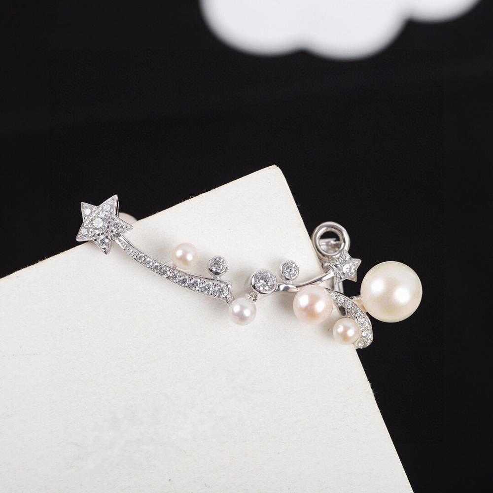 Hot Brand Pure 925 Sterling Silver Jewelry For Women Single Earrings Pearl Star Diamond Natural Design Summer
Hot Brand Pure 925 Sterling Silver Jewelry For Women Single Earrings Pearl Star Diamond Natural Design Summer