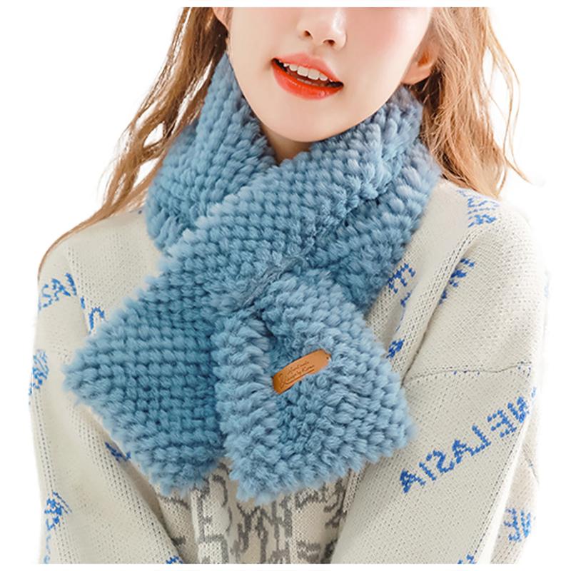 Scarves Women's Knitting Scarf Winter Plush Wrap Sweet And Soft Autumn Solid Color Warm Outdoor Ski
Scarves Women's Knitting Scarf Winter Plush Wrap Sweet And Soft Autumn Solid Color Warm Outdoor Ski