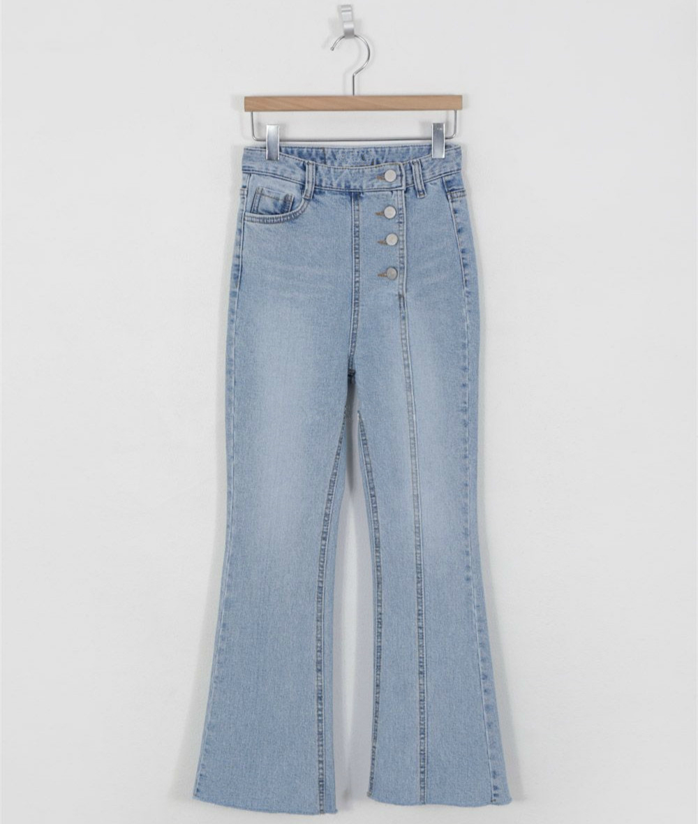 Mozuleva High Waist Stretch Skinny Women Jeans Pants Female Irregular Single-breasted Flare Pants Jeans Women Denim Jeans 210222