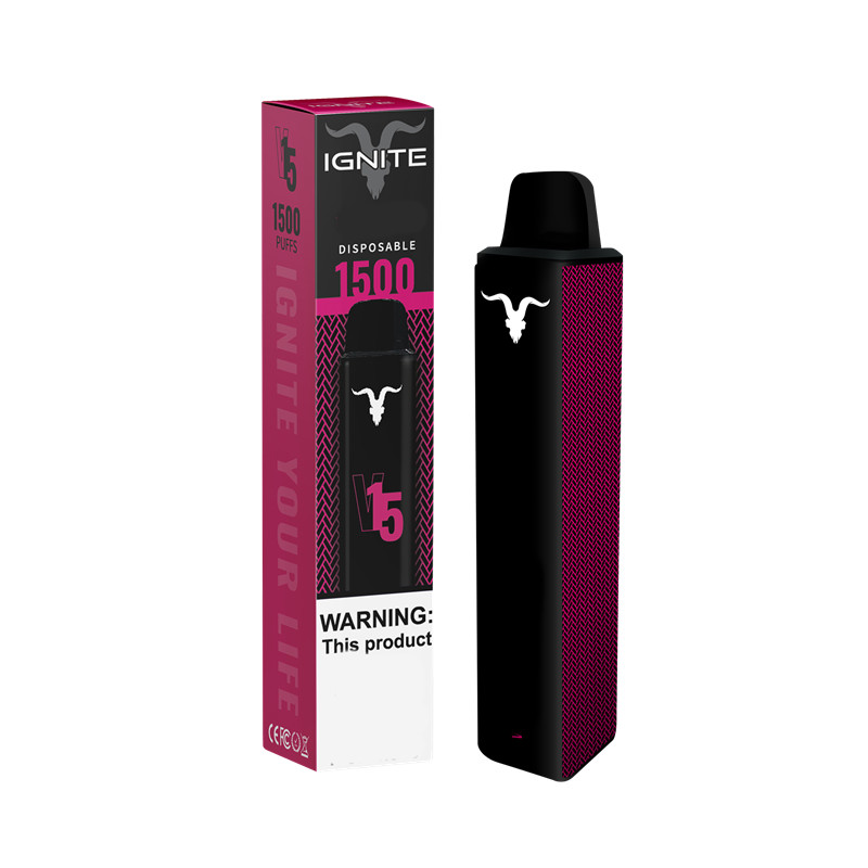 IGNITE V15 Disposable Device E Cigarettes Kit 1500 Puffs Pod 850mAh Battery 5.1ml Prefilled Cartridge Vape Empty Pen VS Bar Plus
IGNITE V15 Disposable Device E Cigarettes Kit 1500 Puffs Pod 850mAh Battery 5.1ml Prefilled Cartridge Vape Empty Pen VS Bar Plus