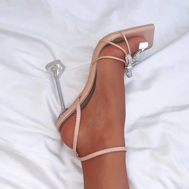Sandals Women 2021 Stiletto Heeled Shoes 8cm Heels Nude Color Sexy Lady Double Band Ankle Buckle Stylish Summer 42, Black 9cm
Sandals Women 2021 Stiletto Heeled Shoes 8cm Heels Nude Color Sexy Lady Double Band Ankle Buckle Stylish Summer 42, Black 9cm