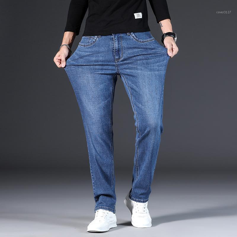 Men's Jeans 2021 Classic Blue Regular Straight Denim Pants Male Business Casual Stretch Cowboy Trousers Quality Brand Clothe
Men's Jeans 2021 Classic Blue Regular Straight Denim Pants Male Business Casual Stretch Cowboy Trousers Quality Brand Clothe