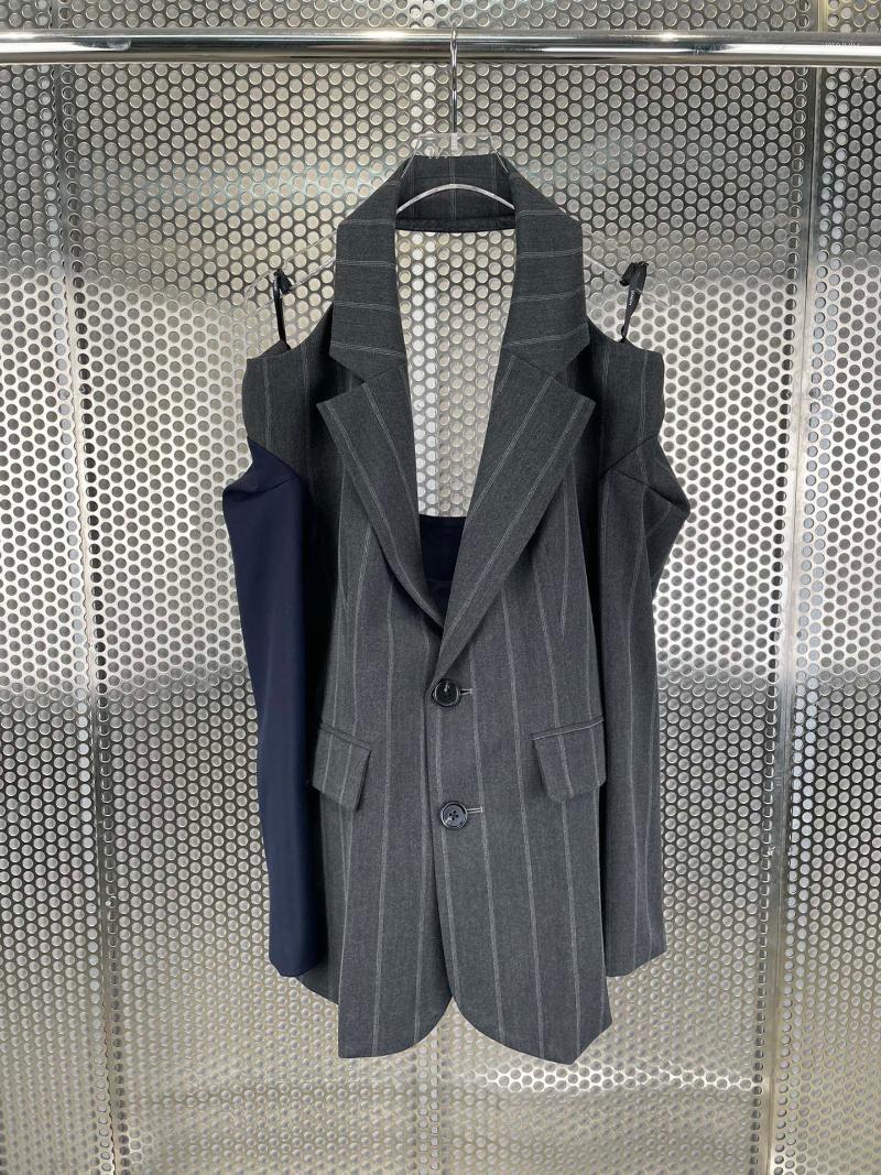 Women' Jackets The Early Autumn 2021 Off-the-shoulder Hollow Out Splicing Coat 0812, Dark grey
Women' Jackets The Early Autumn 2021 Off-the-shoulder Hollow Out Splicing Coat 0812, Dark grey