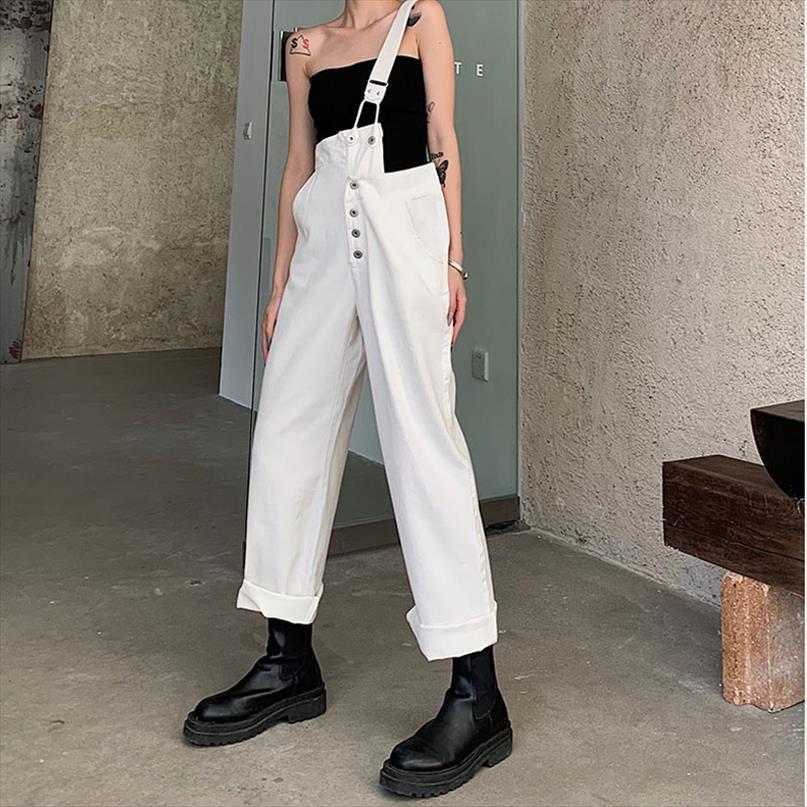 autumncasual long trousers cowboy womens jean loose streetwear one shoulder overalls black white kz581, Blue
autumncasual long trousers cowboy womens jean loose streetwear one shoulder overalls black white kz581, Blue