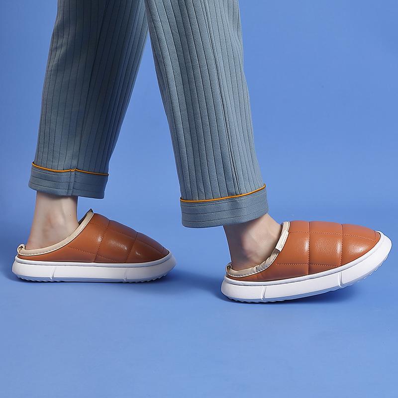 Slippers Winter Warm Waterproof Men Man Shoes Home Indoor Women Plush Soft EVA Anti-slip Thick Sole Platform Mules, Khaki
Slippers Winter Warm Waterproof Men Man Shoes Home Indoor Women Plush Soft EVA Anti-slip Thick Sole Platform Mules, Khaki