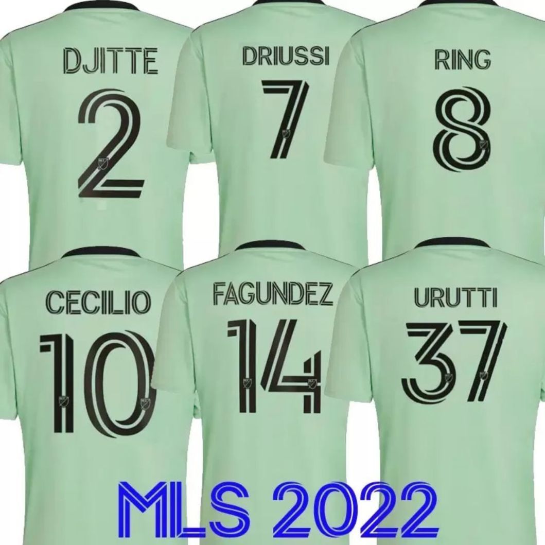 2022 2023 MLS Austin FC SOCCER JERSEY AWAY blue 22 23 Djitte Driussi Ring Cecilio Fagundez URUTTI football shirts uniform top thailand FANS, Black;yellow
2022 2023 MLS Austin FC SOCCER JERSEY AWAY blue 22 23 Djitte Driussi Ring Cecilio Fagundez URUTTI football shirts uniform top thailand FANS, Black;yellow