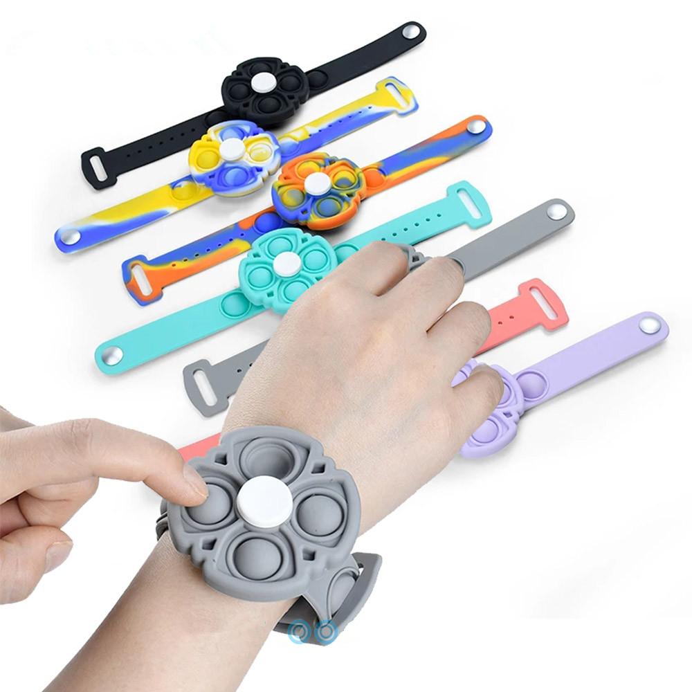 Push Bubble Bracelet Simple dimple Fidget It Spinner Toys Silicone Wristband Hand Fidget Sensory Unzip Bracelets Antistress Wholesale
Push Bubble Bracelet Simple dimple Fidget It Spinner Toys Silicone Wristband Hand Fidget Sensory Unzip Bracelets Antistress Wholesale