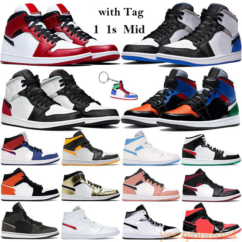 Tag 1 1s Basketball Shoes Mid chicago 2020 mid multi patent Men Women Sneakers SE white black red laser orange black Trainers Keychain, 18.mid military olive
Tag 1 1s Basketball Shoes Mid chicago 2020 mid multi patent Men Women Sneakers SE white black red laser orange black Trainers Keychain, 18.mid military olive