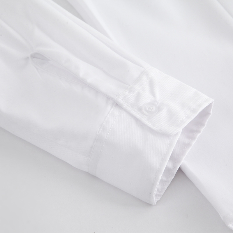 Lapel Long Sleeve White Shirt Women Blouses Uniform Work Harajuku Shirts Casual School Business Leisure Top Blusas Plus Size 5XL 210225